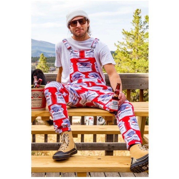 Shinesty Budweiser beer me the remote overalls nwot SZ XL sold out online - Picture 5 of 7